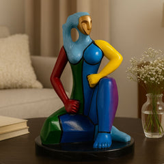 Kleurrijke kunst beelden