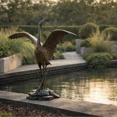 Bronzen reiger - Doika