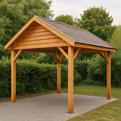 Houten carports - Doika