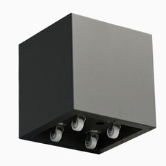 Polyester plantenbak met wielen - Doika