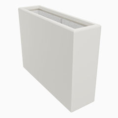 Polyester plantenbak wit - Doika