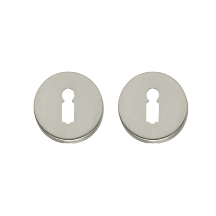 Intersteel Rosette with keyhole round concealed nickel matt