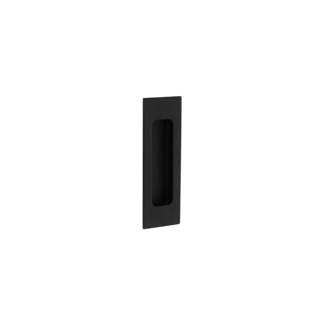 Intersteel Sliding door cup rectangle 120x40 mm blind matt black