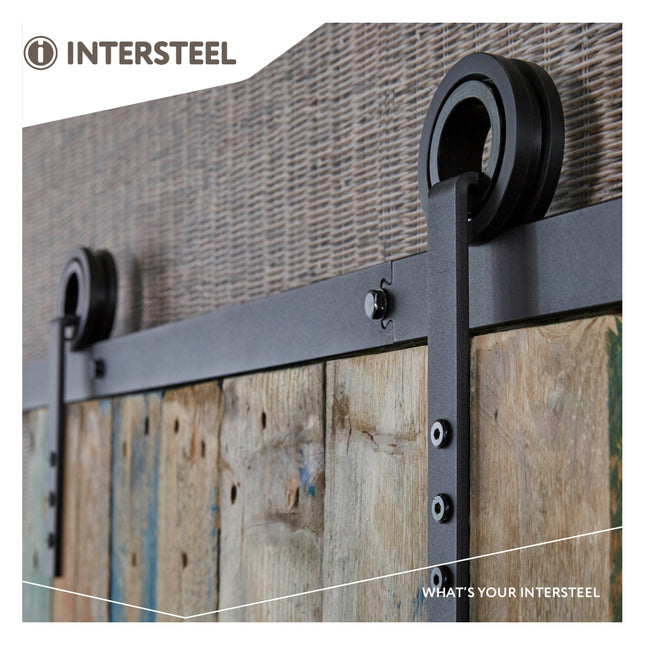 Intersteel Sliding door system Modern matt black