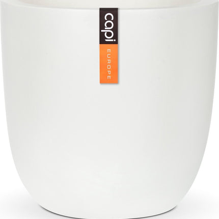 Capi Europe - Bloempot bol 37x37 - Wit - Bloempot voor buiten - WFL932