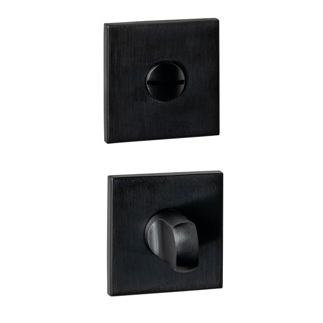 Intersteel WC closure concealed 53x53x6mm with pin 6-8mm PVD black