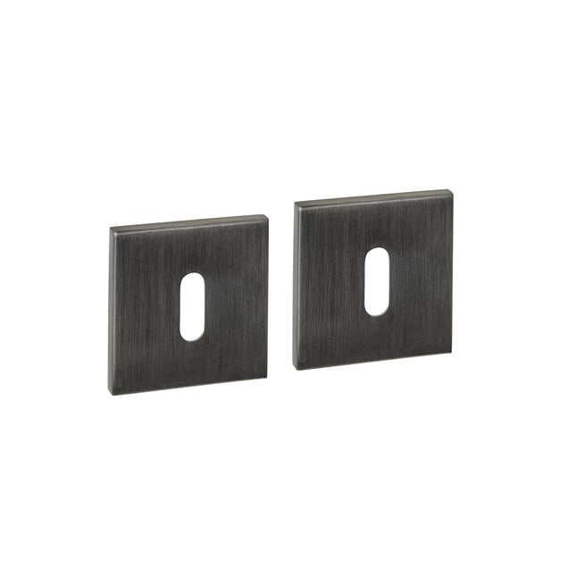 Intersteel Key rosettes concealed 53x53x6mm PVD anthracite