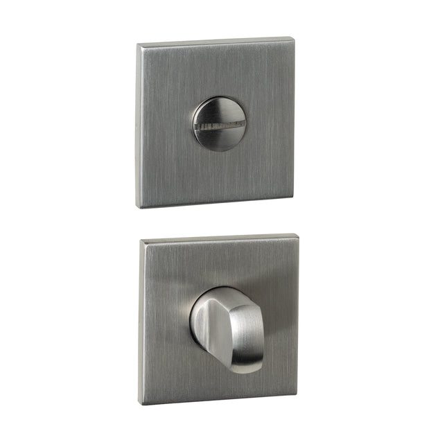 Intersteel WC closure concealed 53x53x6mm with pin 6-8mm stainless steel