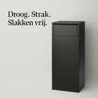 Bastion Buzón para Paquetes a Prueba de Caracoles – Apertura Trasera Negro Mate