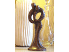 Bronzen beeld Abstract Liefdespaar 30 cm 30x12x16cm
