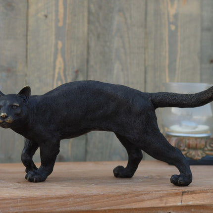 Bronzen beeld Kat  23x18x43cm