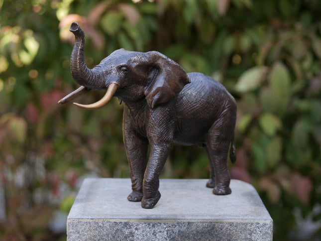 Bronzen beeld Olifant  L, 36 cm 29x14x37cm