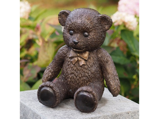 Bronzen beeld Teddy beer 22x16x20cm