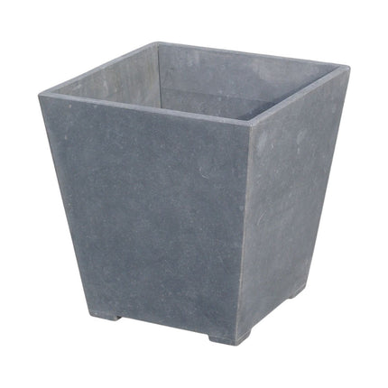 Conische arduinen plantenbak met bodem 40x27x42 cm