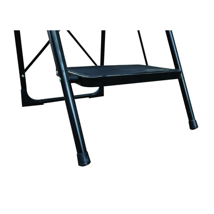 Escalo Trapladder Big  Step 4 Brede Tr. - Zwart