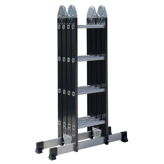 Escalo  Vouwladder Mulltifold 2-IN-1 Zwart