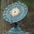 Bronzen Zonnewijzer op standard 30x25x25cm