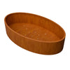Geroba Ovalu cortenstalen plantenbak 280x160x60 cm 192kg