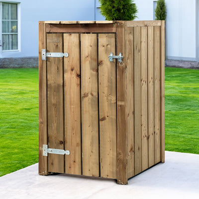 Cubrecontenedor de madera impregnada 1x 240 liter 73x87,5x119cm