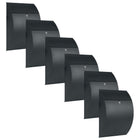 Practo Garden Brievenbussen Montreal mat zwart | Set van 6 stuks