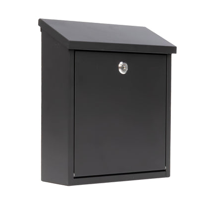 Practo Garden Brievenbus Amsterdam Mat Zwart 32x26x9 cm