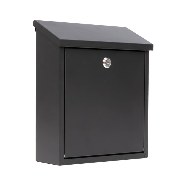 Practo Garden Brievenbus Amsterdam Mat Zwart 32x26x9 cm