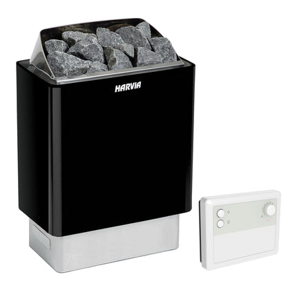 Tuindeco Harvia Trendy XE Kachel 9kW incl. besturing CF9 en 1 doos stenen