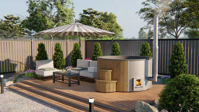 Tuindeco Hottub deluxe ø200 cm Thermowood