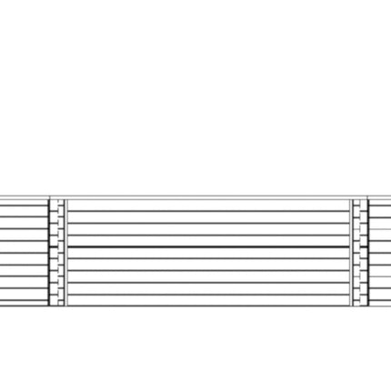 Tuindeco Luxe houten zwembad Daaibooi Beach 563 x 352 x 124 cm