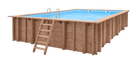 Tuindeco Luxe houten zwembad Playa Forti 834 x 492 x 138 cm