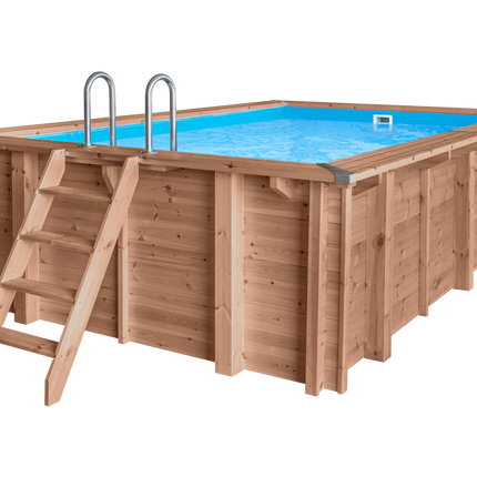 Tuindeco Luxe houten zwembad Santa Cruz 502 x 322 x 124 cm