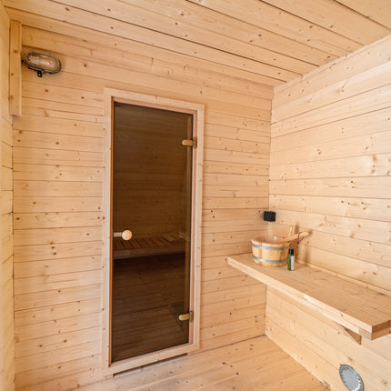 Tuindeco Sauna Oval | 38 mm | onbehandeld