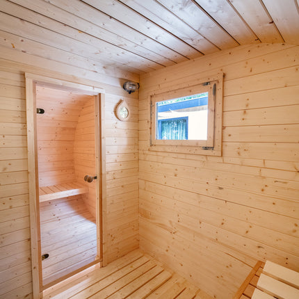 Tuindeco Sauna Oval | 38 mm | onbehandeld