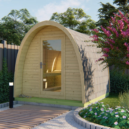 Tuindeco Sauna POD Tolva 260 cm | 38 mm | onbehandeld