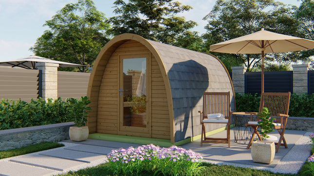 Tuindeco Sauna POD Tolva 400 cm | 42 mm | Thermowood