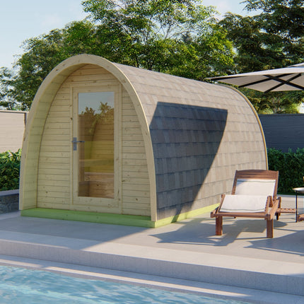 Tuindeco Sauna POD Tolva 480 cm | 38 mm | onbehandeld