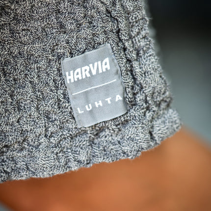 Tuindeco Sauna accessoire Harvia door Luhta handdoek 80x160cm - grijs