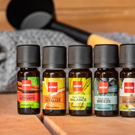 Tuindeco Sauna accessoire Harvia healing met warmtesauna en stoomgeurset