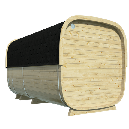 Tuindeco Sauna cube Rovaniemi 390 cm | 38 mm | onbehandeld