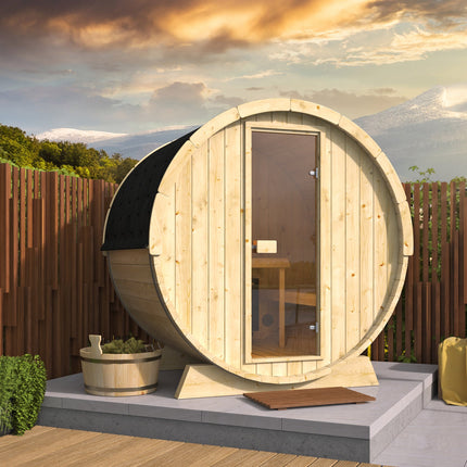 Tuindeco Saunabarrel | Ø205 x 160 cm | 38 mm | onbehandeld vuren