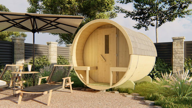 Tuindeco Saunabarrel | Ø205 x 250 cm | 38 mm | onbehandeld vuren