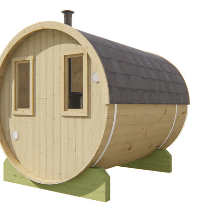 Tuindeco Saunabarrel | Ø205 x 250 cm | 38 mm | onbehandeld vuren