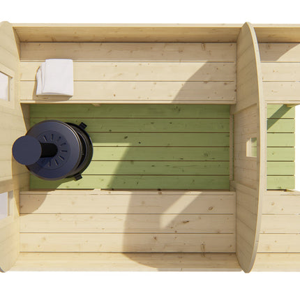 Tuindeco Saunabarrel | Ø205 x 250 cm | 38 mm | onbehandeld vuren