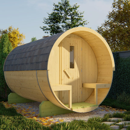 Tuindeco Saunabarrel | Ø205 x 300 cm | 38 mm | onbehandeld vuren