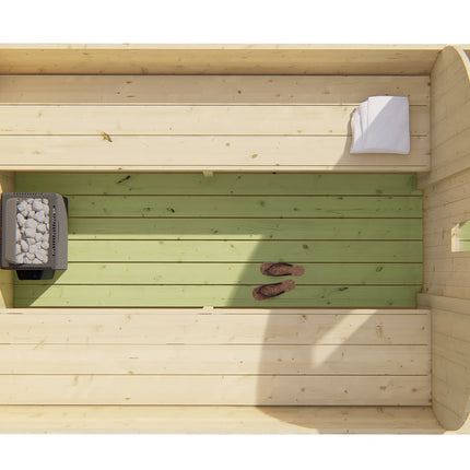 Tuindeco Saunabarrel | Ø205 x 300 cm | 38 mm | onbehandeld vuren