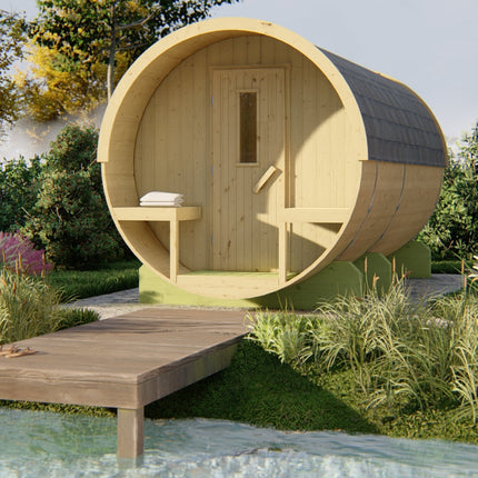 Tuindeco Saunabarrel | Ø205 x 400 cm | 38 mm | onbehandeld vuren