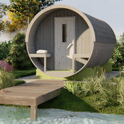 Tuindeco Saunabarrel | Ø205 x 400 cm | 38 mm | onbehandeld vuren