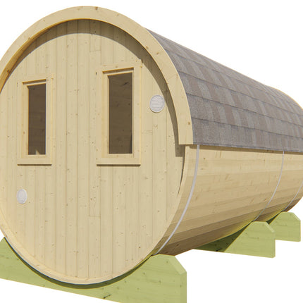 Tuindeco Saunabarrel | Ø205 x 400 cm | 38 mm | onbehandeld vuren