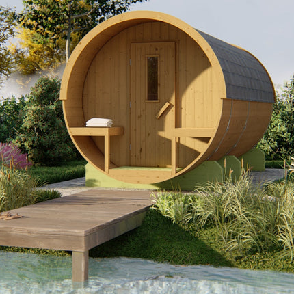 Tuindeco Saunabarrel | Ø205 x 400 cm | 42 mm | Thermowood