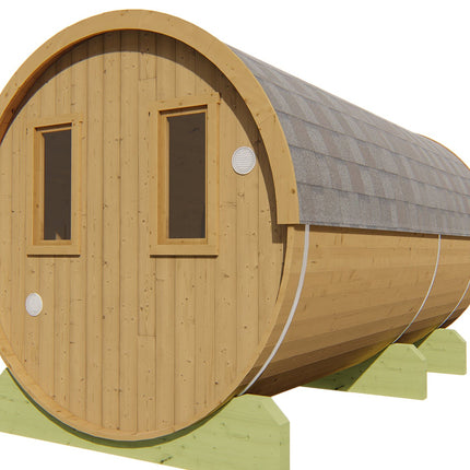 Tuindeco Saunabarrel | Ø205 x 400 cm | 42 mm | Thermowood